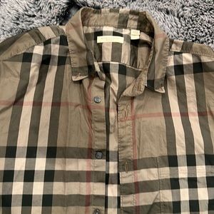 Burberry long sleeve dressy shirt - XL
